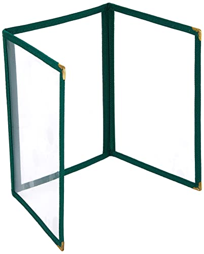 Garcia de Pou American 3 Seiten Menü Din A-5, 15,5 x 21,5 cm, PVC, Grün, Einheitsgröße von García de Pou