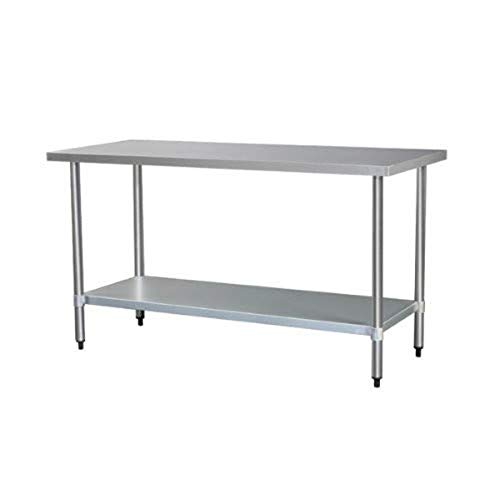 Garcia de Pou Arbeitstisch ohne Backsplash, 160 x 70 cm, Stahl, silber Garcia de Pou Arbeitstisch ohne Backsplash, 160 x 70 cm, Stahl, silber von García de Pou