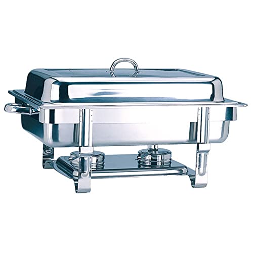 Garcia de Pou Chafing Dish 1-Jan Gastronorm 9 L, Edelstahl, silberfarben, 63 x 35,5 x 27,3 cm von Garcia de Pou