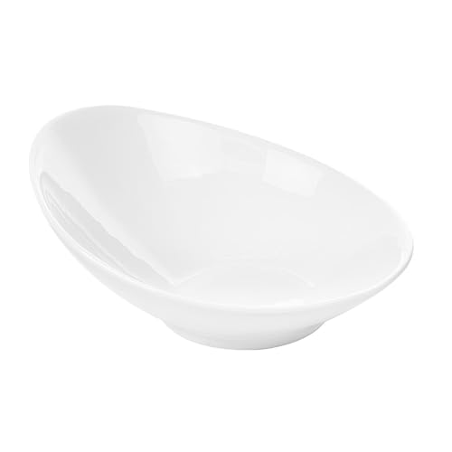 Länglische Schalen 25X21,5X10,5 Cm Weiss Porzellan - 2 Un. von García de Pou