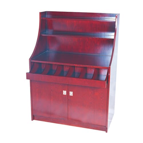 Garcia de Pou Servicemöbel für Besteck und Geschirr, 100 x 55 x 141 cm, Holz, braun von García de Pou