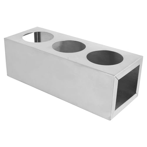 Gestell Für 3 Saucenspender 240/360 Ml 23X8,5X8 Cm Silberfarben Rostfrei - 30 Un. Gestell Für 3 Saucenspender 240/360 Ml 23X8,5X8 Cm Silberfarben Rostfrei - 30 Un. von García de Pou