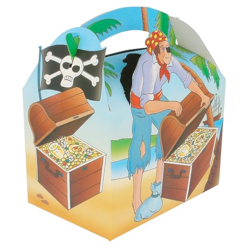 Kinderbox "Piraten" 320 G/M2 17X16X10 Cm Cuatricromía Feinkarton - 50 Un. von García de Pou