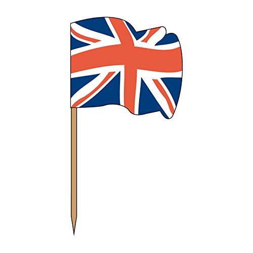 Kleine Flaggen Grossbritanien 4X2,5X6,5 Cm Sortiment Holz - 14400 Un. von García de Pou