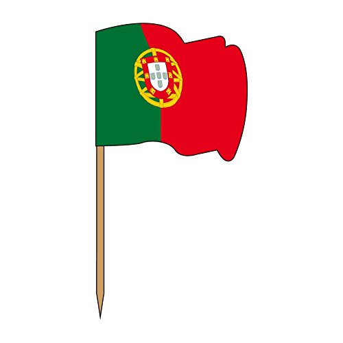 Kleine Flaggen Portugal 4X2,5X6,5 Cm Sortiment Holz - 14400 Un. von García de Pou