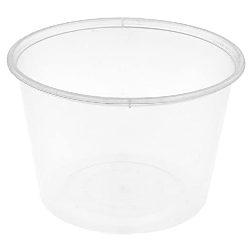 Kleiner Behälter Für Mikrowelle 525 Ml Ø 11,5X7,5 Cm Transparent Pp - 500 Un. von García de Pou