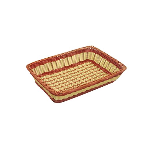 Korb Konditorei Imitation Weide 45X32,5X10,5 Cm Natur Pp - 1 Un. von García de Pou