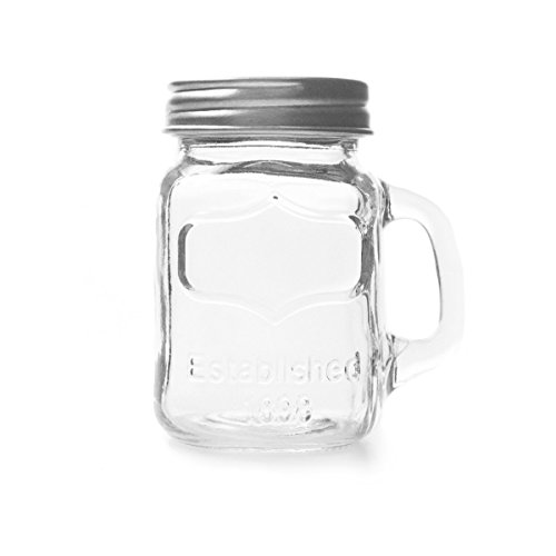 Mini Einweckglas Mit Deckel - 128 Ml 7,5X5,5X8,5 Cm Transparent Glas - 96 Un. von García de Pou