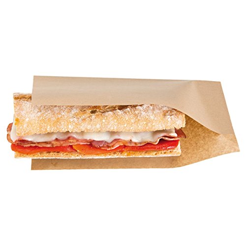 Open Pack - Offene Beutel Spiesse, Hot Dogs 35 G/M2 + 10 Peld 20X13/10 Cm Natur Kraft - 5000 Un. von García de Pou