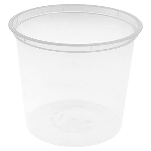 Plastik Kleiner Behälter Für Mikrowelle - 700 Ml Ø 11,5X10 Cm Transparent Pp - 500 Un. von Garcia de Pou