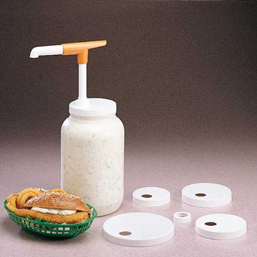 Pumpe Dickflüssige Produkte - Kit 5 Deckeln 28 Cm Weiss Plastik - 1 Un. von Garcia de Pou