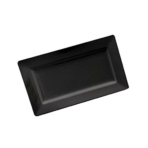 Rechteckiger Teller 35,8X20,3X4 Cm Schwarz Melamin - 6 Un. Rechteckiger Teller 35,8X20,3X4 Cm Schwarz Melamin - 6 Un. von García de Pou