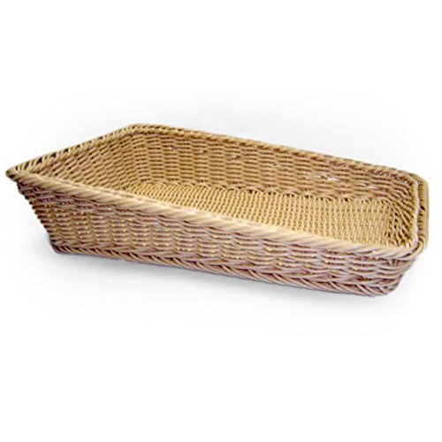 Rechteckiger Weidenkorb Imitation Schief 45X30X4/10 Cm Natur Pp - 1 Un. Rechteckiger Weidenkorb Imitation Schief 45X30X4/10 Cm Natur Pp - 1 Un. von García de Pou