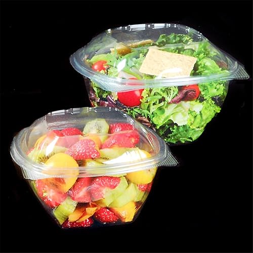 Salatschüssel Mit Deckel U. Scharnier - 250 Ml Ø 10,6X6,8 Cm Transparent Pet - 900 Un. von García de Pou