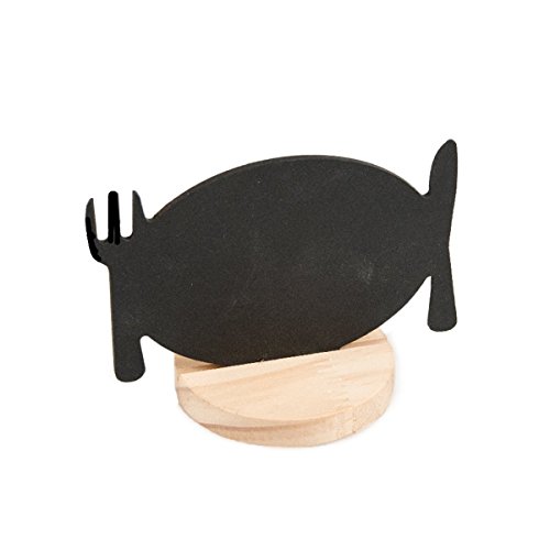 Schiefertafel Tischmodell + Halter 12,7X8 Cm Schwarz - 96 Un. von García de Pou