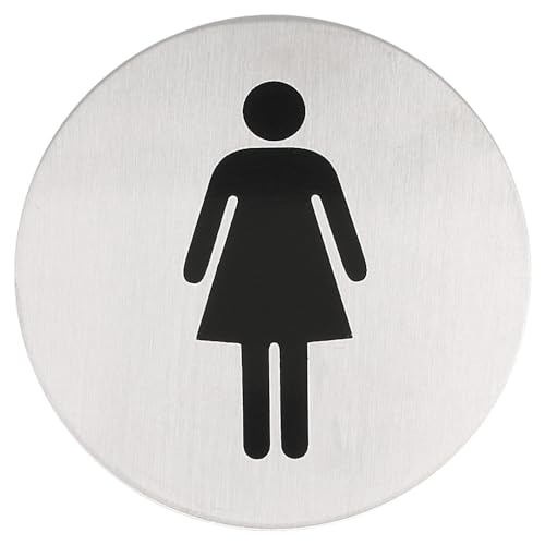 Selbstklebendes Schild "Damen" Ø 7,5 Cm Silberfarben Rostfrei - 200 Un. Selbstklebendes Schild "Damen" Ø 7,5 Cm Silberfarben Rostfrei - 200 Un. von García de Pou