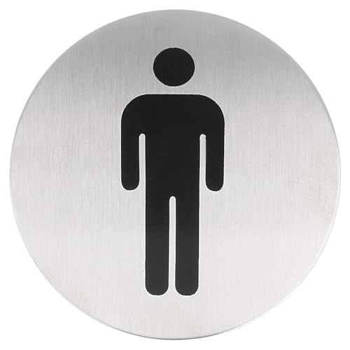 Selbstklebendes Schild "Herren" Ø 7,5 Cm Silberfarben Rostfrei - 200 Un. Selbstklebendes Schild "Herren" Ø 7,5 Cm Silberfarben Rostfrei - 200 Un. von García de Pou