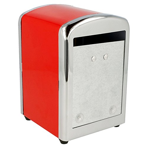Serviettenspender Mini Servis 10,5X9,7X14 Cm Rot Rostfrei - 24 Un. Serviettenspender Mini Servis 10,5X9,7X14 Cm Rot Rostfrei - 24 Un. von García de Pou