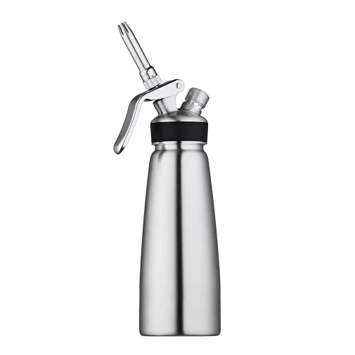 Siphon Sahnenmontierer 0,5 L Ø 8 x 21 cm silber Edelstahl Siphon Sahnenmontierer 0,5 L Ø 8 x 21 cm silber Edelstahl von García de Pou