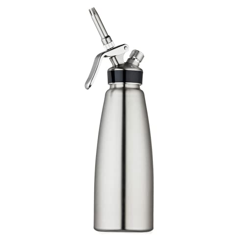 Siphon Sahnenmontierer 1 L Ø 9,5 x 26,5 cm Edelstahl Silber Siphon Sahnenmontierer 1 L Ø 9,5 x 26,5 cm Edelstahl Silber von García de Pou