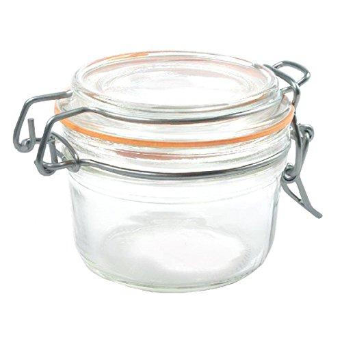 Storage Canister 125 Ml Ø 8,3X10,5 Cm Transparent Glas - 48 Un. von García de Pou