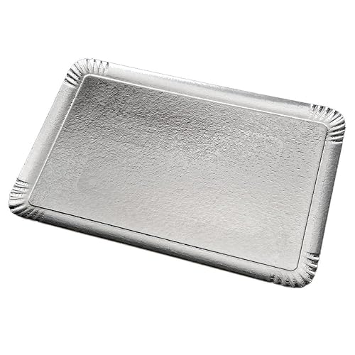 Tabletts Traiteur Beidseitig 28X42 Cm Gold/Silber Karton - 2500 Un. Tabletts Traiteur Beidseitig 28X42 Cm Gold/Silber Karton - 2500 Un. von García de Pou