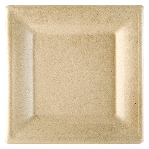 Teller "Bionic" Quadratisch 26,2X26,2 Cm Natur Zellulose - 50 Un. von Garcia de Pou