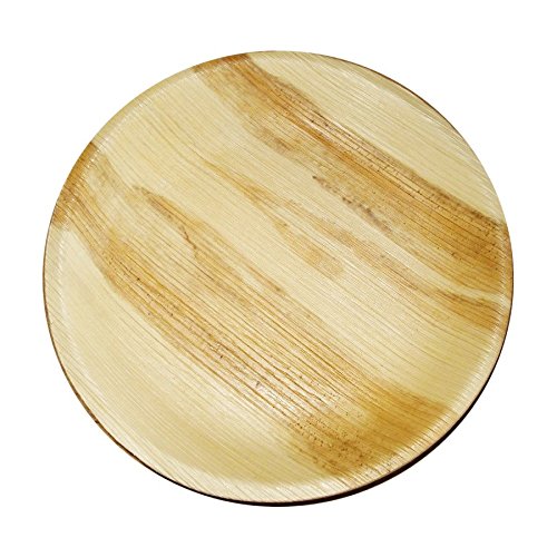 Teller Rund Ø 25X2,5 Cm Natur Areca - 25 Un. von Garcia de Pou