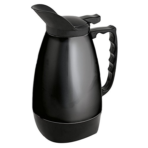 Thermoskanne "Flip-Top" 1 L 11X24 Cm Schwarz Chrom - 1 Un. von García de Pou