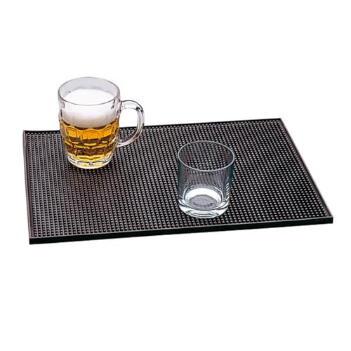 Tischdecke Dienstbereich "Rail Mate" 45,5X30,5 Cm Schwarz Gummi - 1 Un. von García de Pou