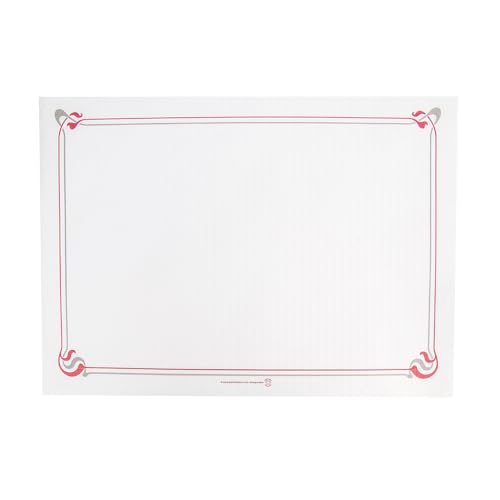 Tischsets "Maxim" Burdeaux&Grau 48 G/M2 31X43 Cm Weiss Zellulose - 500 Un. von García de Pou