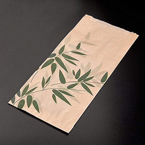 Tüten Croissants "Feel Green" 36 G/M2 12+5X22 Cm Natur Kraft - 4000 Un. von García de Pou