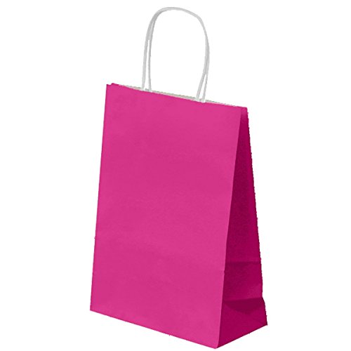 Tüten Sos Mit Henkeln 80 G/M2 25+14X32 Cm Pink Zellulose - 250 Un. von García de Pou