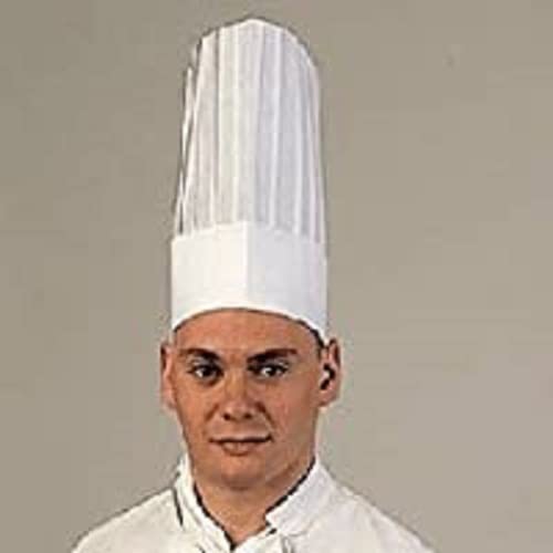 Garcia de Pou 10 Einheit Classic Chef 's Hat in Box, 31 cm, Airlaid, weiß, 31 x 30 x 30 cm von Garcia de Pou