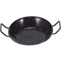 Doppeltiefe Pfanne mit emaillierten Griffen 40 cm. von Garcima