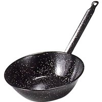 Doppeltiefe Pfanne mit emaillierten Stiel 30 cm. von Garcima