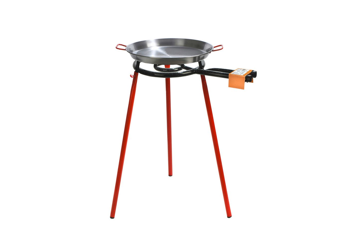 Garcima Paellapfanne Paella Grill Set Mediterrani mit Kelle und Gasanschluss - 10 Rationen von Garcima