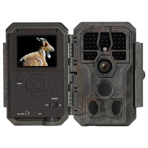 GardePro A5 Wildkamera 64MP 1296P H.264 Video, Wildkamera mit Bewegungsmelder Nachtsicht bis 30m, No-Glow Infrarot Wildtierkamera Outdoor Wasserdicht Tierkamera GardePro A5 Wildkamera 64MP 1296P H.264 Video, Wildkamera mit Bewegungsmelder Nachtsicht bis 30m, No-Glow Infrarot Wildtierkamera Outdoor Wasserdicht Tierkamera von GardePro