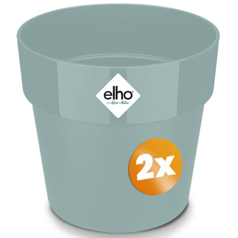 Blumentopf 2er-Set Mint 18x17cm 2,9L von Gardebruk®