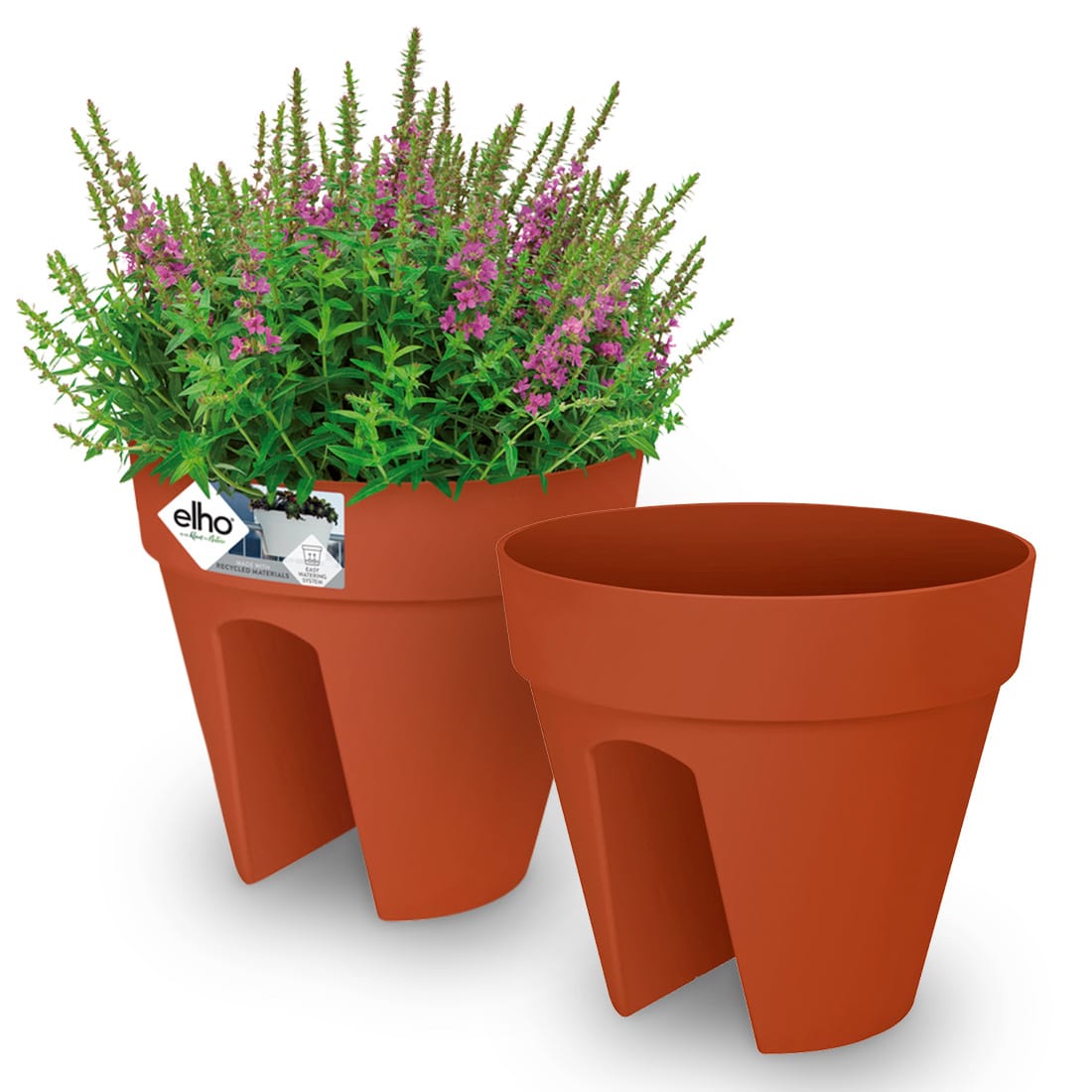 Blumentopf Terrakotta 2er-Set 28,5x25,5cm von Gardebruk®