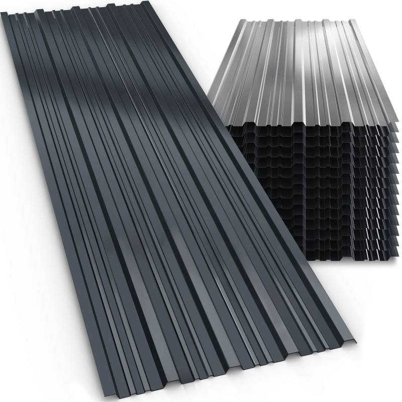 Trapezblech 14er-Set Anthrazit 110x46cm von Gardebruk®