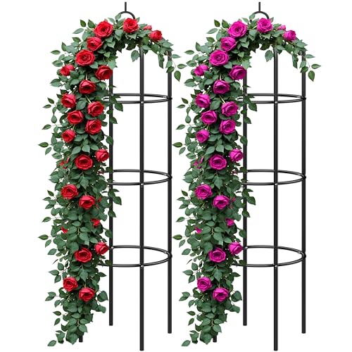 Gardebruk® 2X Rosensäule 200x40cm Metall Stabil Wetterfest Garten Rankgitter Rankhilfe Ranksäule Metallsäule Gartensäule Gardebruk® 2X Rosensäule 200x40cm Metall Stabil Wetterfest Garten Rankgitter Rankhilfe Ranksäule Metallsäule Gartensäule von Gardebruk