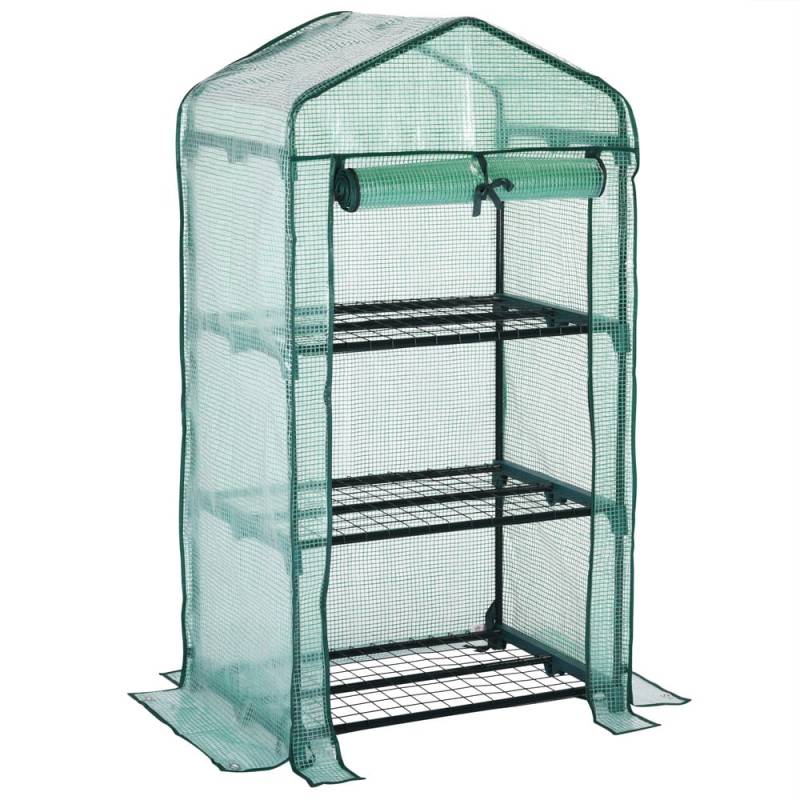 Foliengewächshaus 126x49x69cm von Gardebruk®