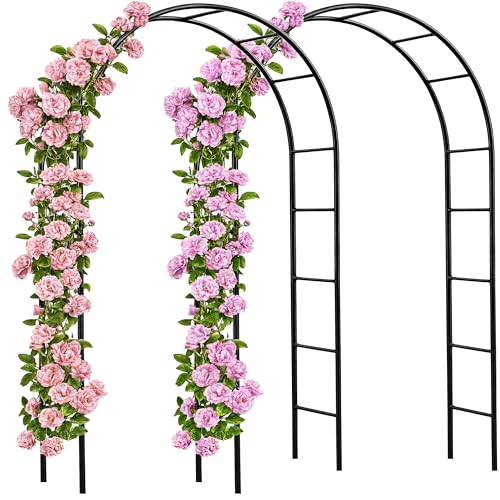 Gardebruk® Rosenbogen 2er Set Metall 240x140x37cm Stabil Wetterfest Garten Rankgitter Rankhilfe Rankbogen Metallbogen Gardebruk® Rosenbogen 2er Set Metall 240x140x37cm Stabil Wetterfest Garten Rankgitter Rankhilfe Rankbogen Metallbogen von Gardebruk