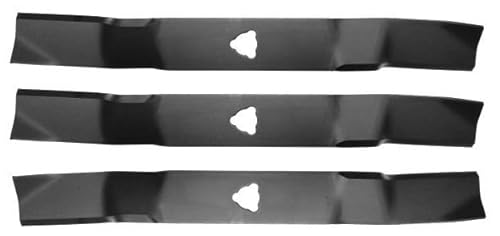 GARDEMAX Messer kompatibel für Stiga TITAN 135-49,6cm (3 Stck Satz) von Gardemax