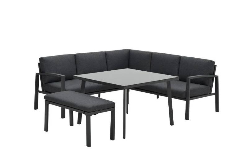 Garden Impressions Gartenlounge-Set Dining-Ecklounge "Baltimore" inkl. Ecksofa, Bank und Tisch von Garden Impressions