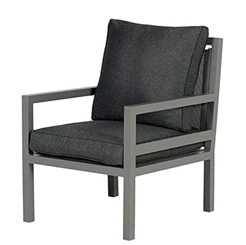 Garden Impressions Luxus Alu Textilen Diningsessel Blakes Anthrazit/Loungesessel/wetterfest von Garden Impressions