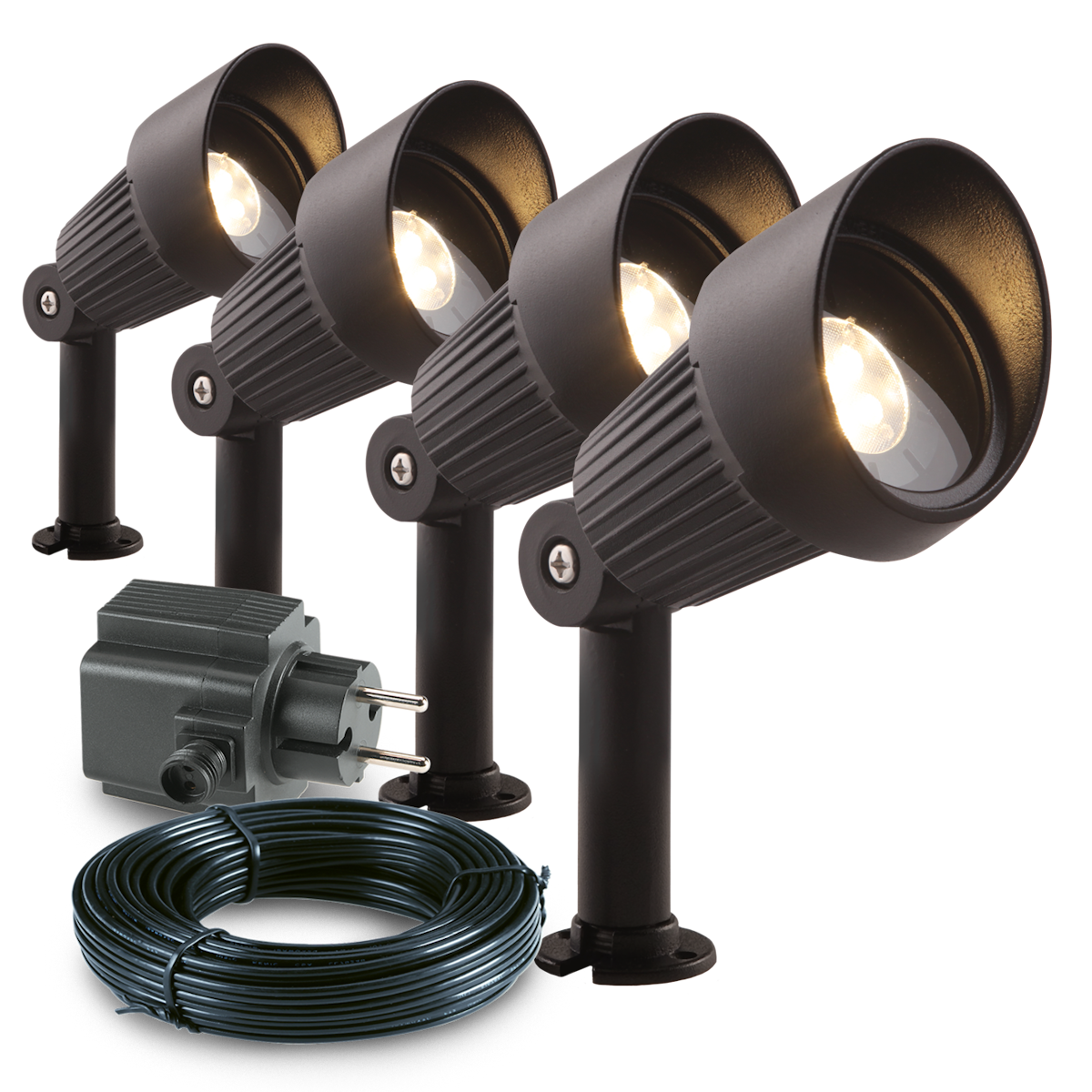 Garden Lights Strahler Focus 4er Set von Garden Lights