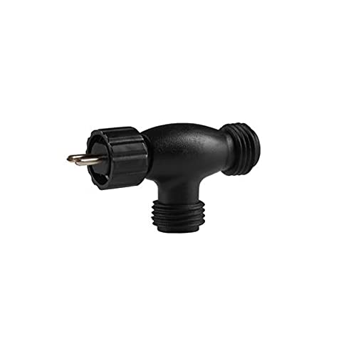 Ellumiere 12 Volt Niedervolt Gartenbeleuchtung Kabel Plug & Play System (T-Stück Stecker) von Garden Magic