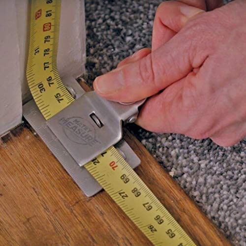 Matey Measure Werkzeug für genaue Messungen – Maßband-Hilfe – Edelstahl der Güteklasse 430 – Raten Sie es nicht – Matey Measure™ it! von Garden Magic